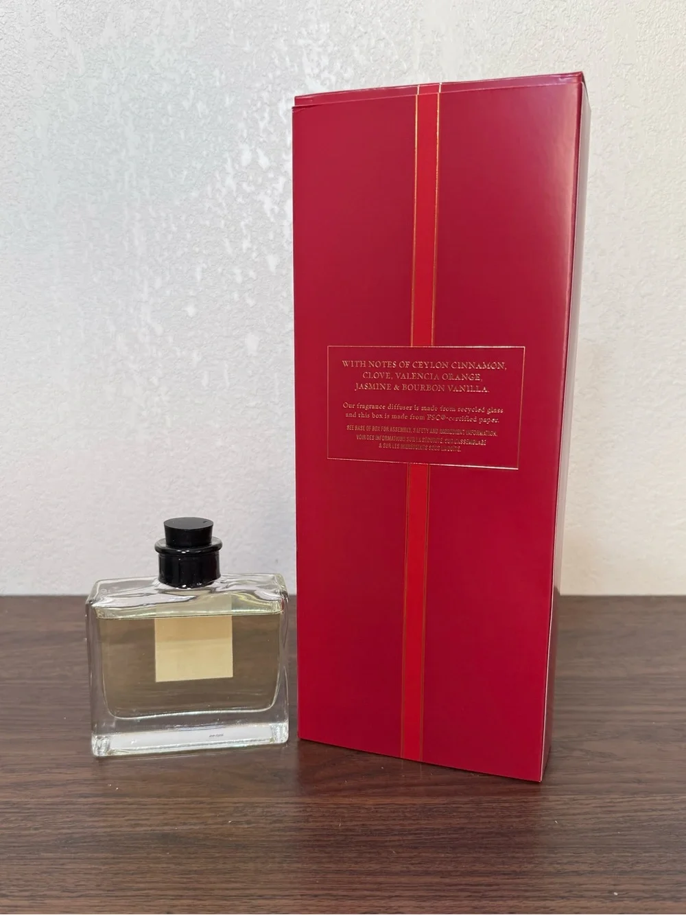 Pottery Barn Fireside Cinnamon Small Diffuser 3.4oz